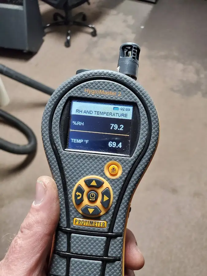 Moisture meter humidity assessment for Fire & Smoke Damage Restoration in Ross